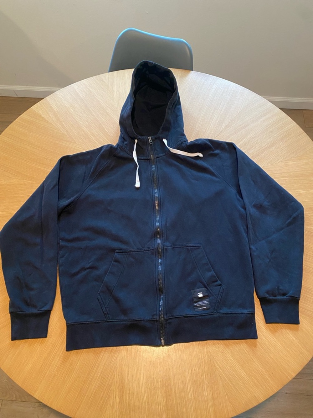 G-Star Raglan Black Zip-Up Hoodie
